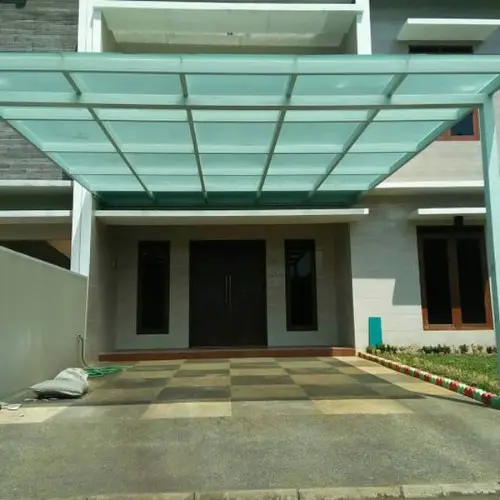 Kanopi Kaca Tempered 10mm di  ungaran